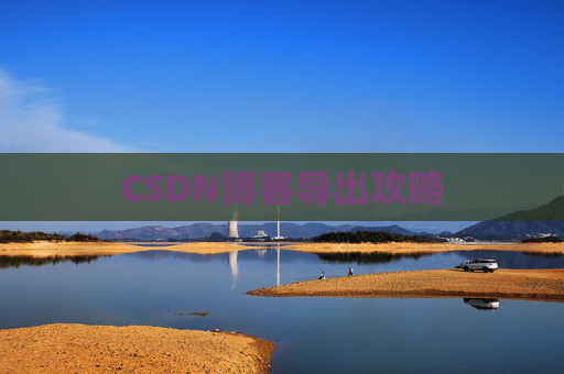 CSDN博客导出攻略